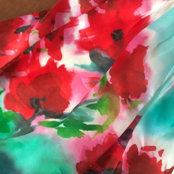 Kate Spade New York Madison Avenue Collection Avalon Silk Floral Pockets skirt - Picture 5 of 8